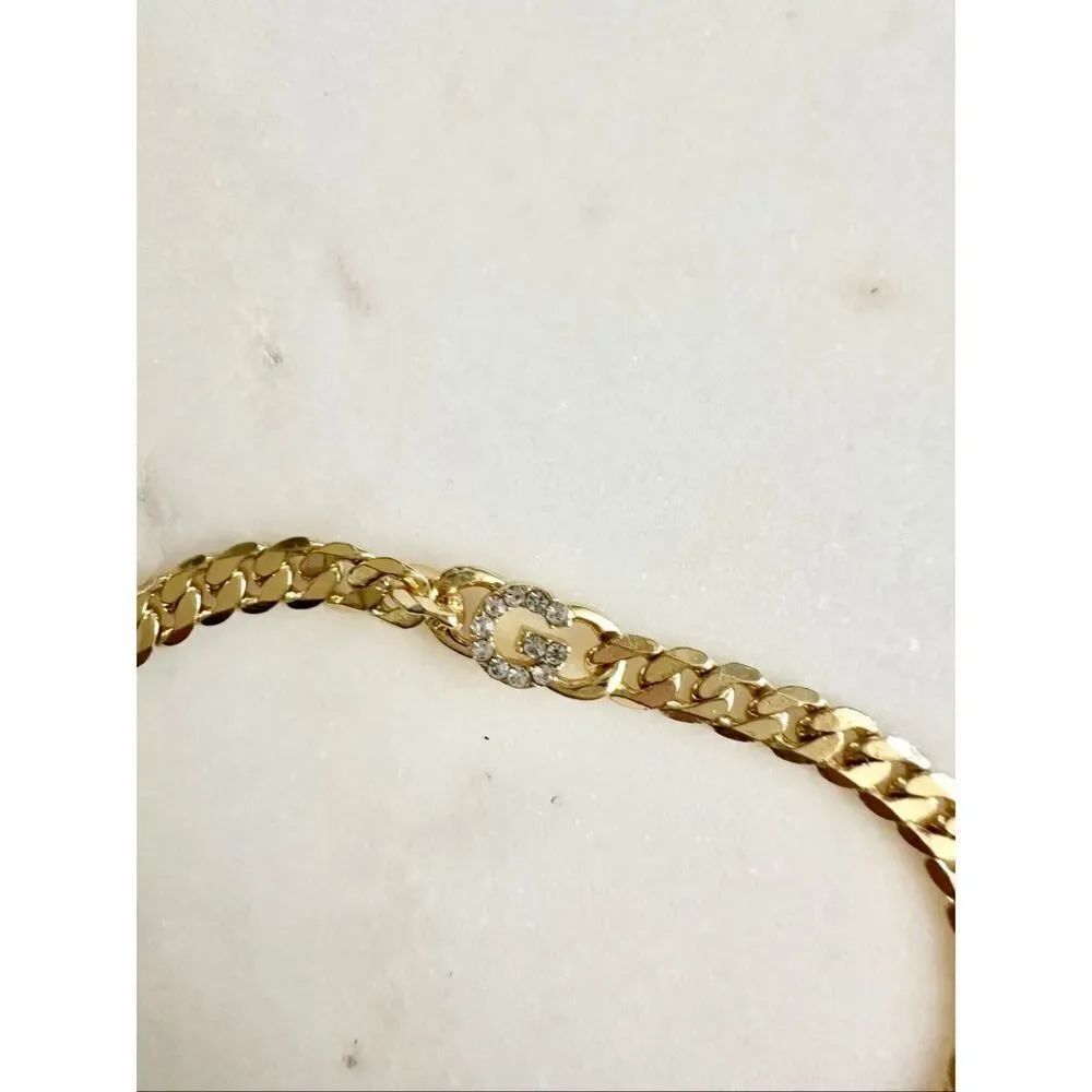 G initial chain-link bracelet - Picture 3 of 4